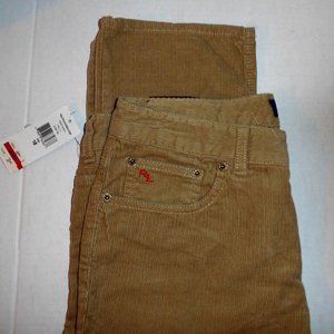 New Ralph Lauren tan corduroy pants boys 18